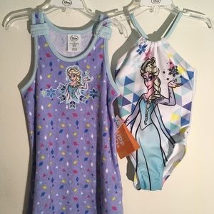 DISNEY Frozen Bathing Suit Bundle Size 2T